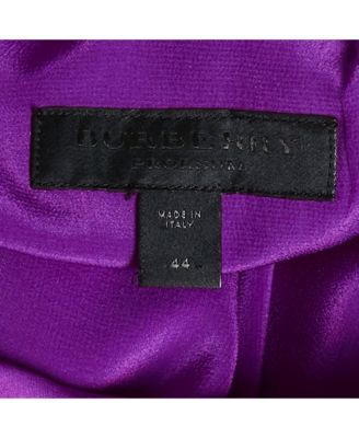 Women's Purple Satin Shift Dress