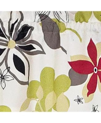 100% Cotton High Quality Aria Tailored Window Valance with 1.5" Rod Pocket 50" W X 12" L Ivory