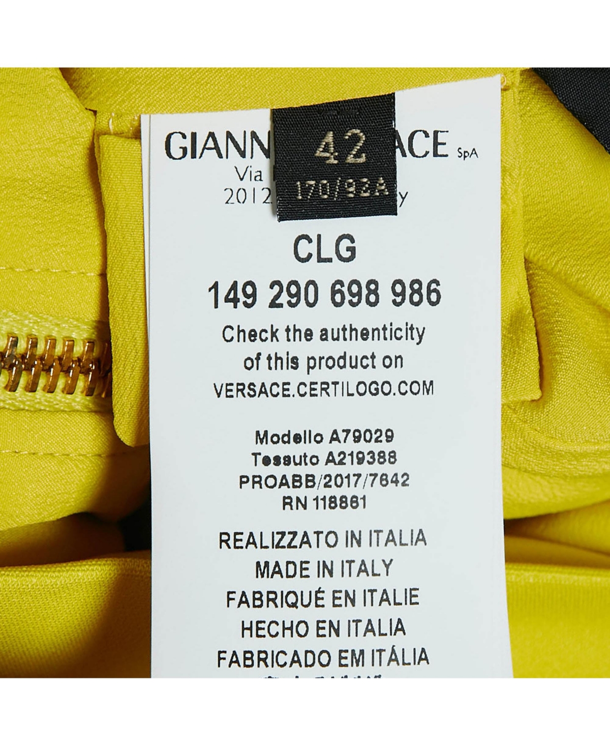 Pre-Owned Versace Women's Yellow Embellished Tulle And Jersey Ruche Mini Dress