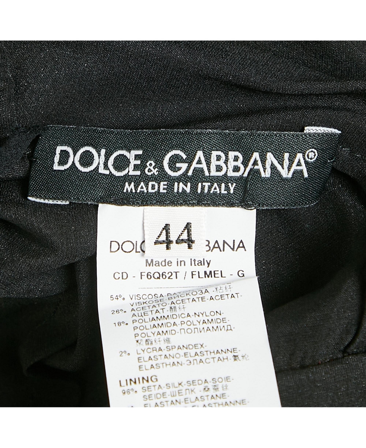 Pre-Owned Dolce & Gabbana Women's Red/black Lace And Floral Print Crepe Mini Dress