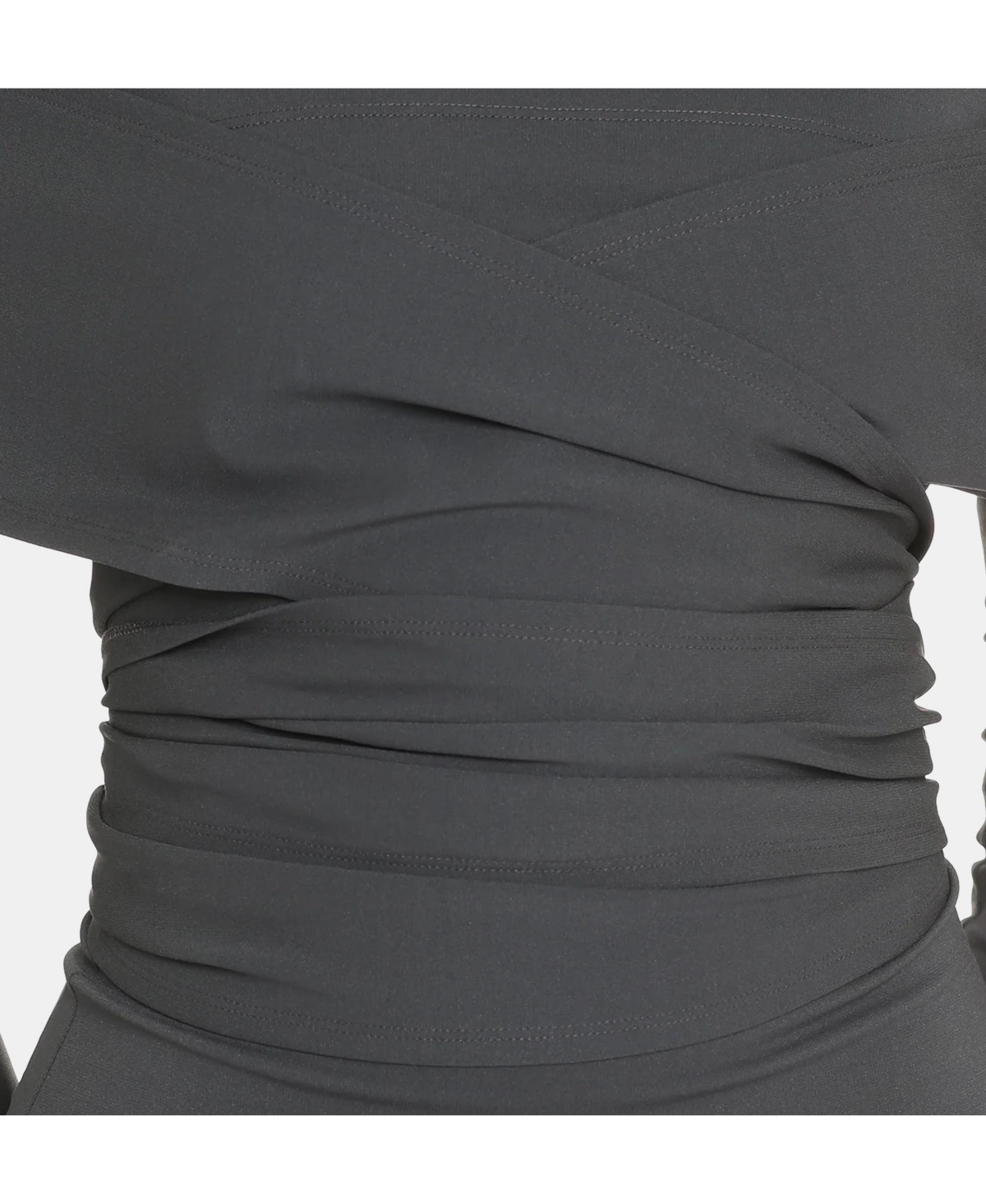 Pre-Owned Dolce & Gabbana Women's X Kim Grey Jersey Off-Shoulder Maxi Dress