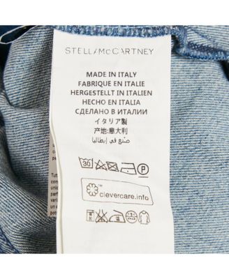 Women's Blue Denim Scoop Neck Mini Dress