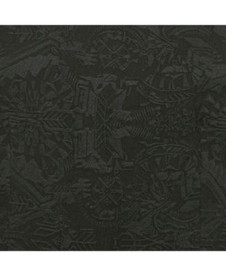 Women's Black Jacquard Mini Dress