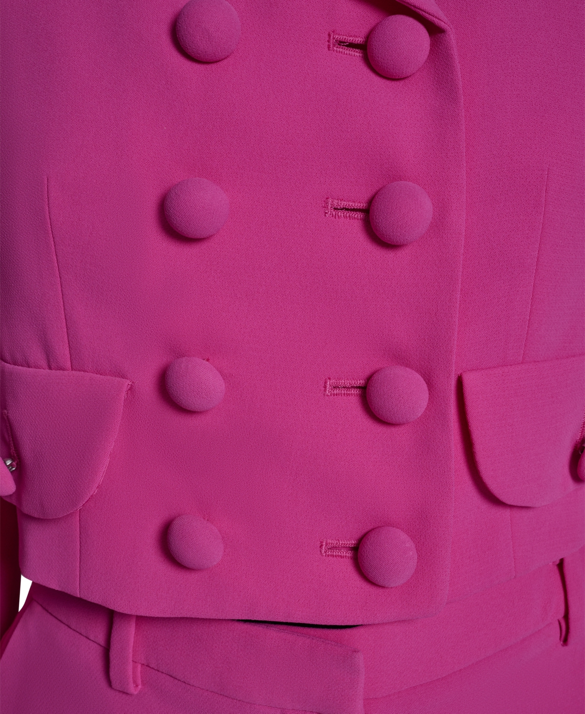 Bcbg Women's Cropped Double Breasted Collared Jacket