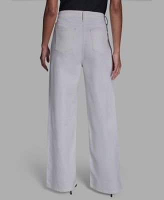 Women's Straight Leg Tie Waist Jeans