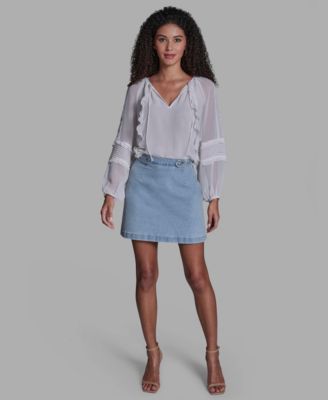 Women's Pull-On Ruffle Top