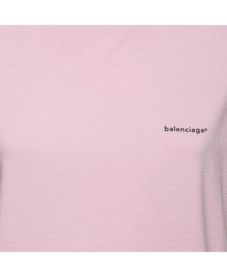 Women's Pink Cotton Logo T-Shirt