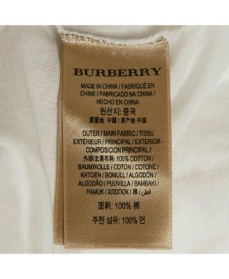 Women's White Logo Embroidered Cotton V-Neck T-Shirt