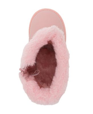 Girls' Toddler 5T-10T Embroidered Patches Winter Boots