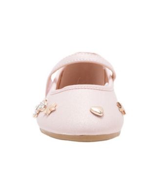 Girls' Toddler 5T-10T Shimmer Charms Flats
