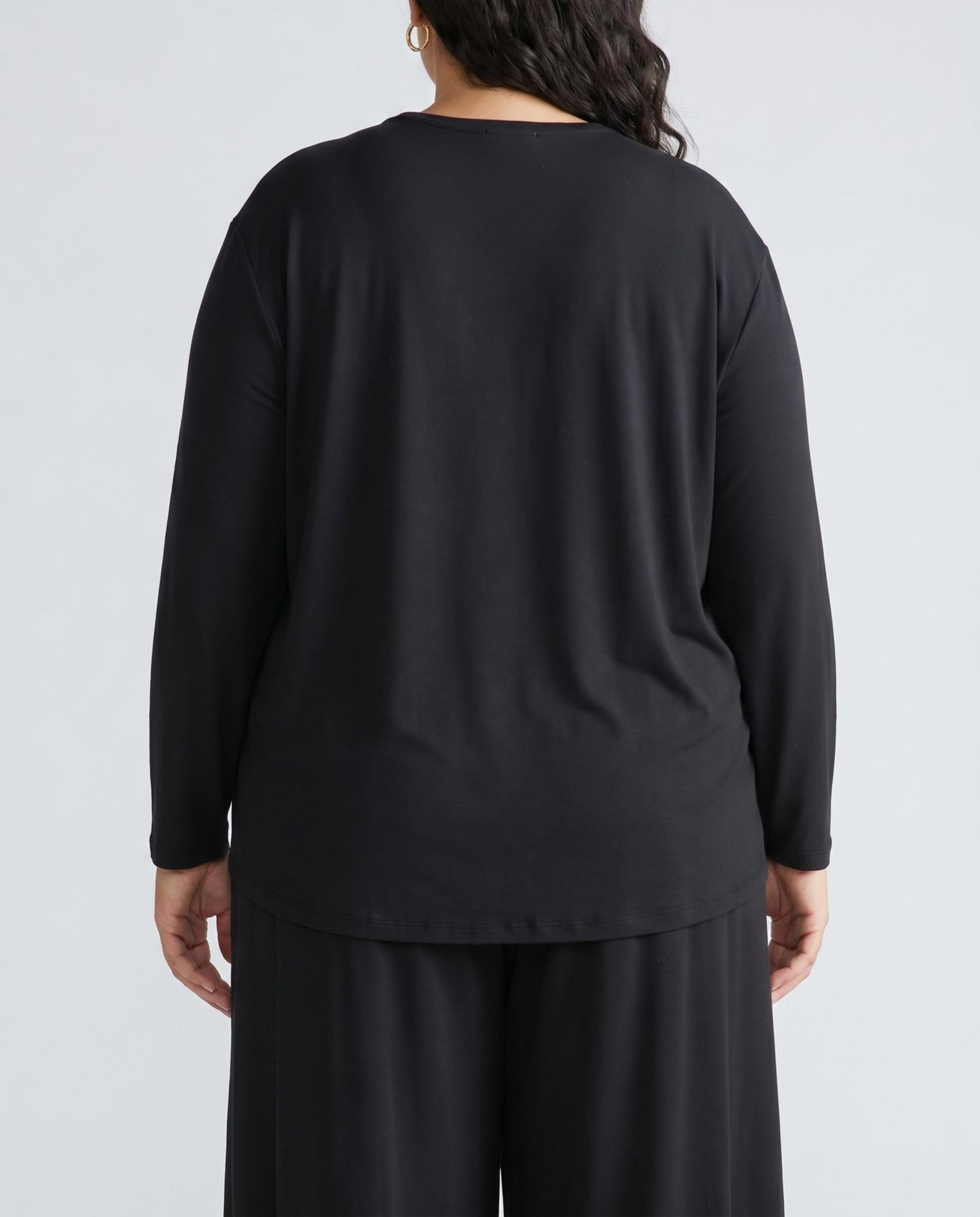Plus Size Pina Long Sleeve Lounge Tee