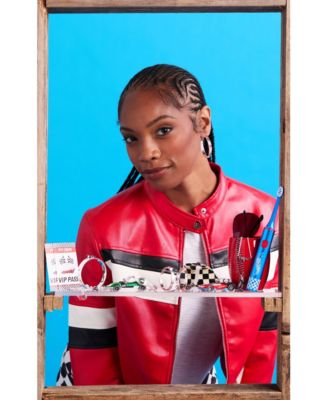 Hot Wheels Checkered Flag Necklace