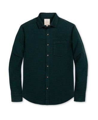 Men's Organic Long Sleeve Flannel Button Down Shirt
