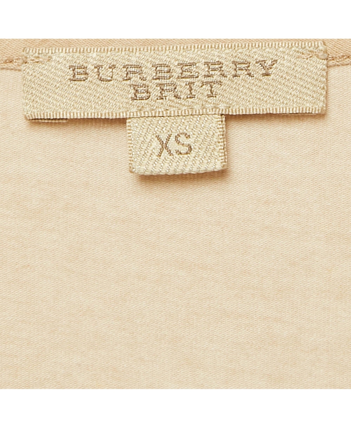 Pre-Owned Burberry Women's Brit Light Giant Check Cotton Knit Top