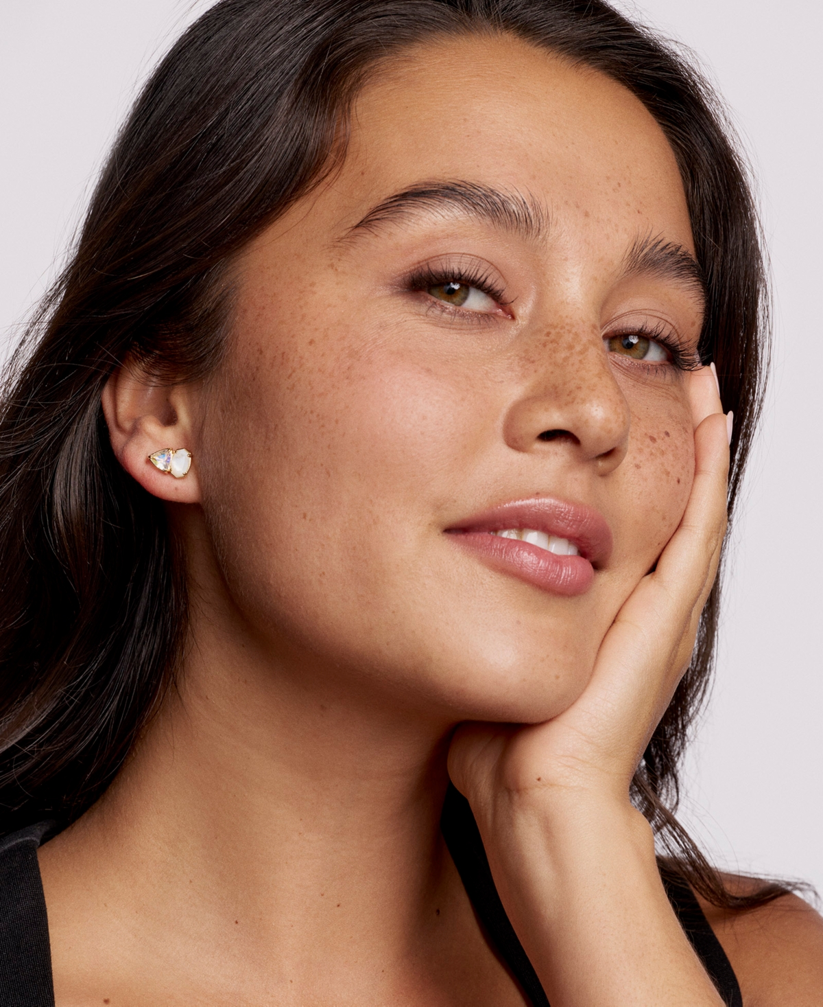 Kendra Scott Gold Plated Glass-Stone Stud Earrings