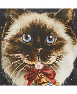 Women's Spaghetti Cat Print Jersey Tank Top