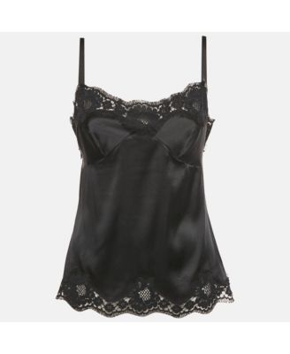 Women's Black Lace Sleeveless Top