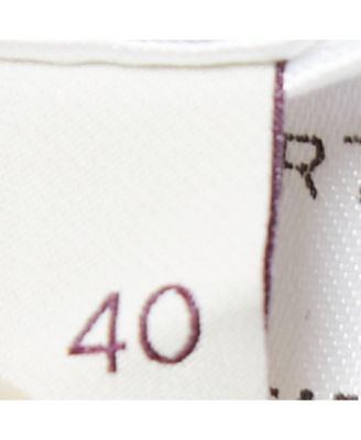 Women's Black Patterned Crepe Ruffle Trimmed Skirt