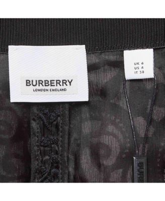 Women's Black Lace Pencil Midi Skirt