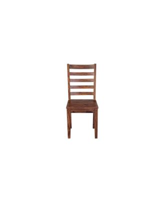 Sonora Solid Sheesham Wood Dining Chair, Brown