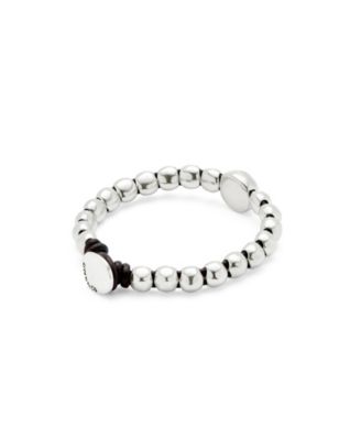 Classic Silver Bead Strand Bracelet