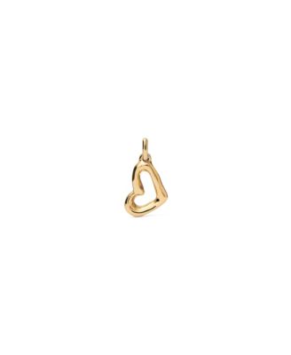 18K Gold Plated Big Heart Shaped Charm