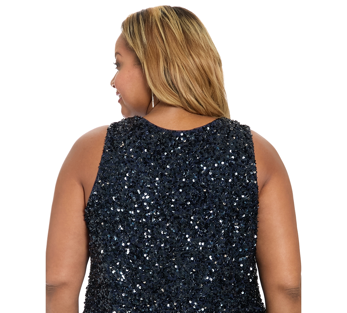 Muse Plus Sleeveless Scoop Neck Top