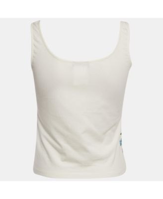 Women's Jeans Couture Printed Cotton Knit Tank Top