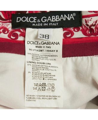 Women's Pink Majolica Print Poplin Balloon Shorts