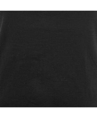 Women's Black And Beige Dice Key Printed Silk Short Sleeve Top