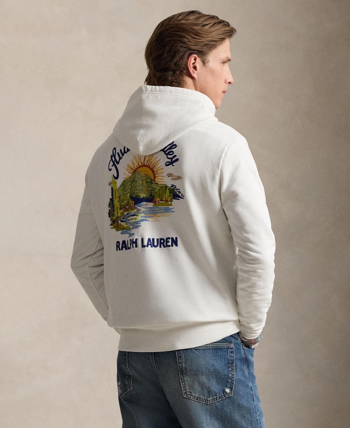 Polo Ralph Lauren Men's Loopback Fleece Graphic Hoodie