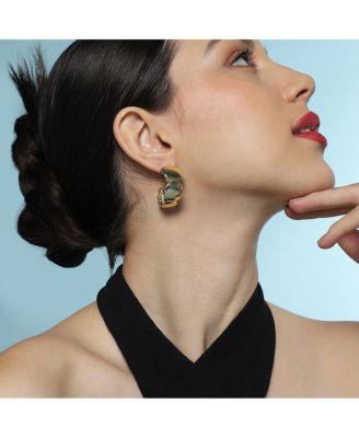 Women's The Orb Hoop Earrings - California Gold