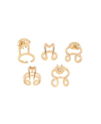 Women's The Malocchio Nail Rings - California Gold (Set Of 5)