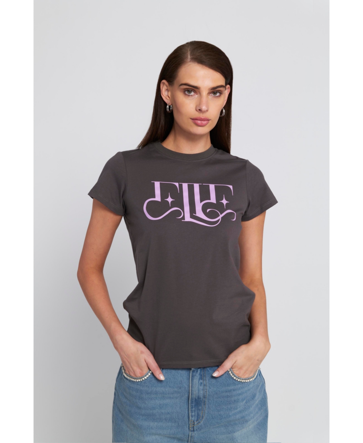 Elle Collection Women's Magical Logo Graphic Tee T-Shirt