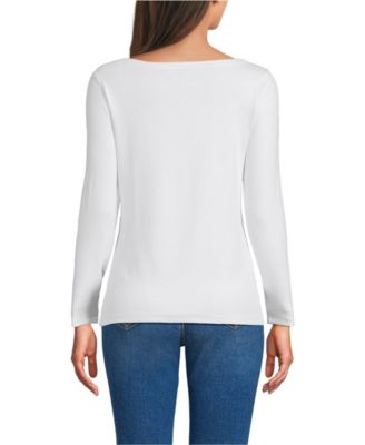 Women's Long Sleeve Polished Essentials Boatneck Top