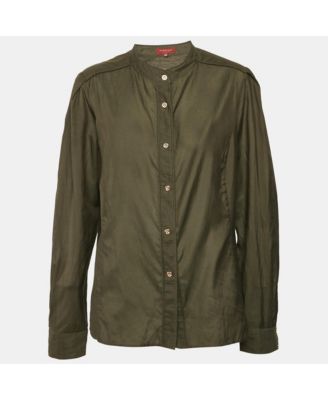 Women's London Vintage Button Front Blouse