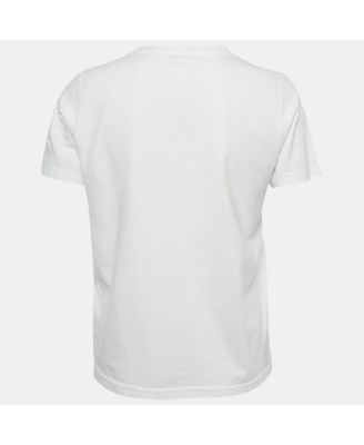 Women's Bb Logo Print Cotton Crewneck-Shirt