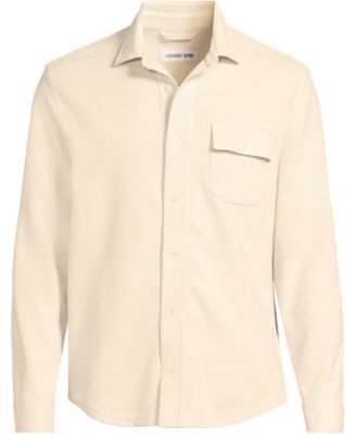 Men's Long Sleeve Knit Workwear Waffle Shirt