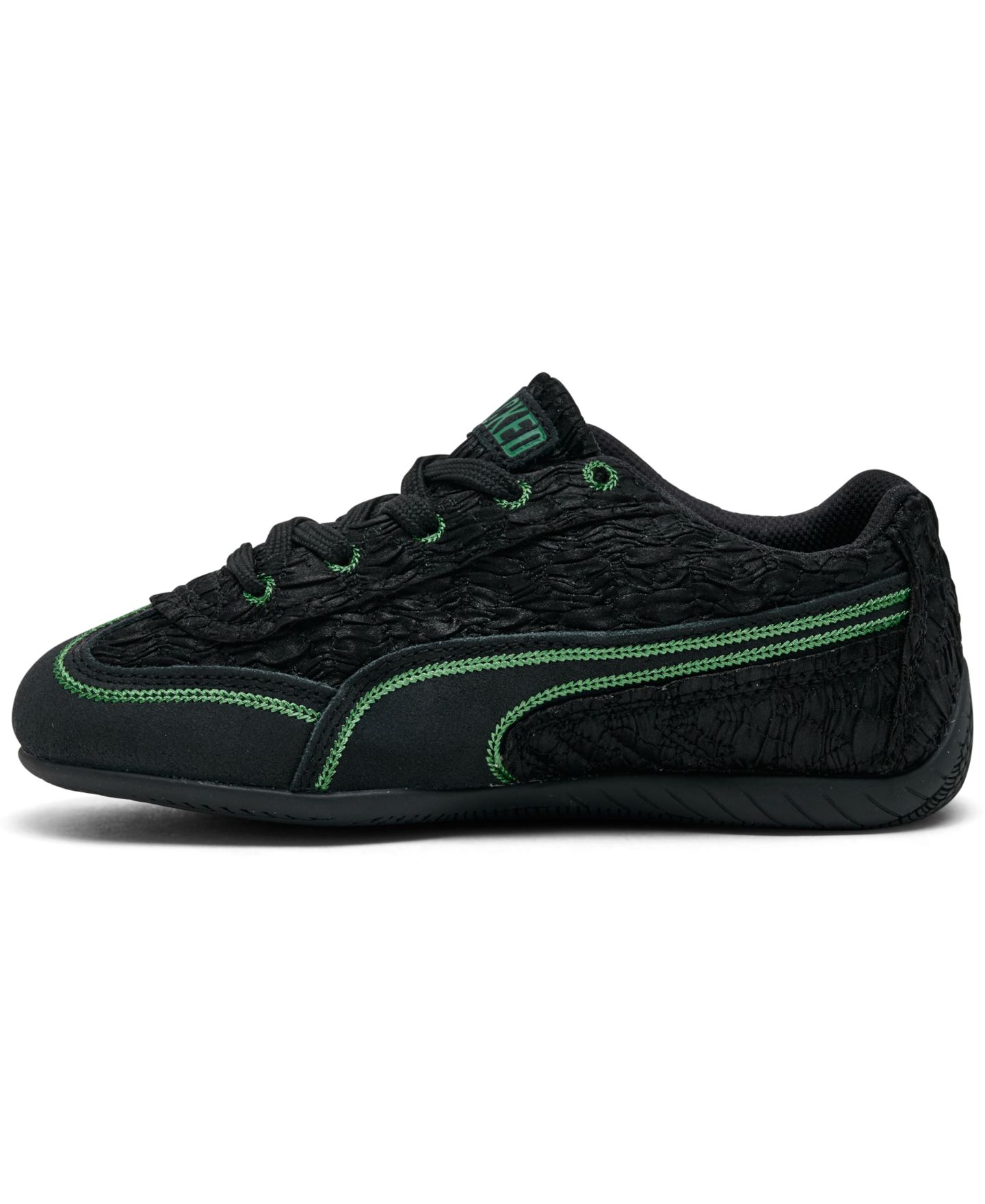 Кроссовки PUMA x Wicked Speed Cat OG 'Elphie' Casual для девочек, цвет: Чёрный / Тёмно-зелёный — фото 2