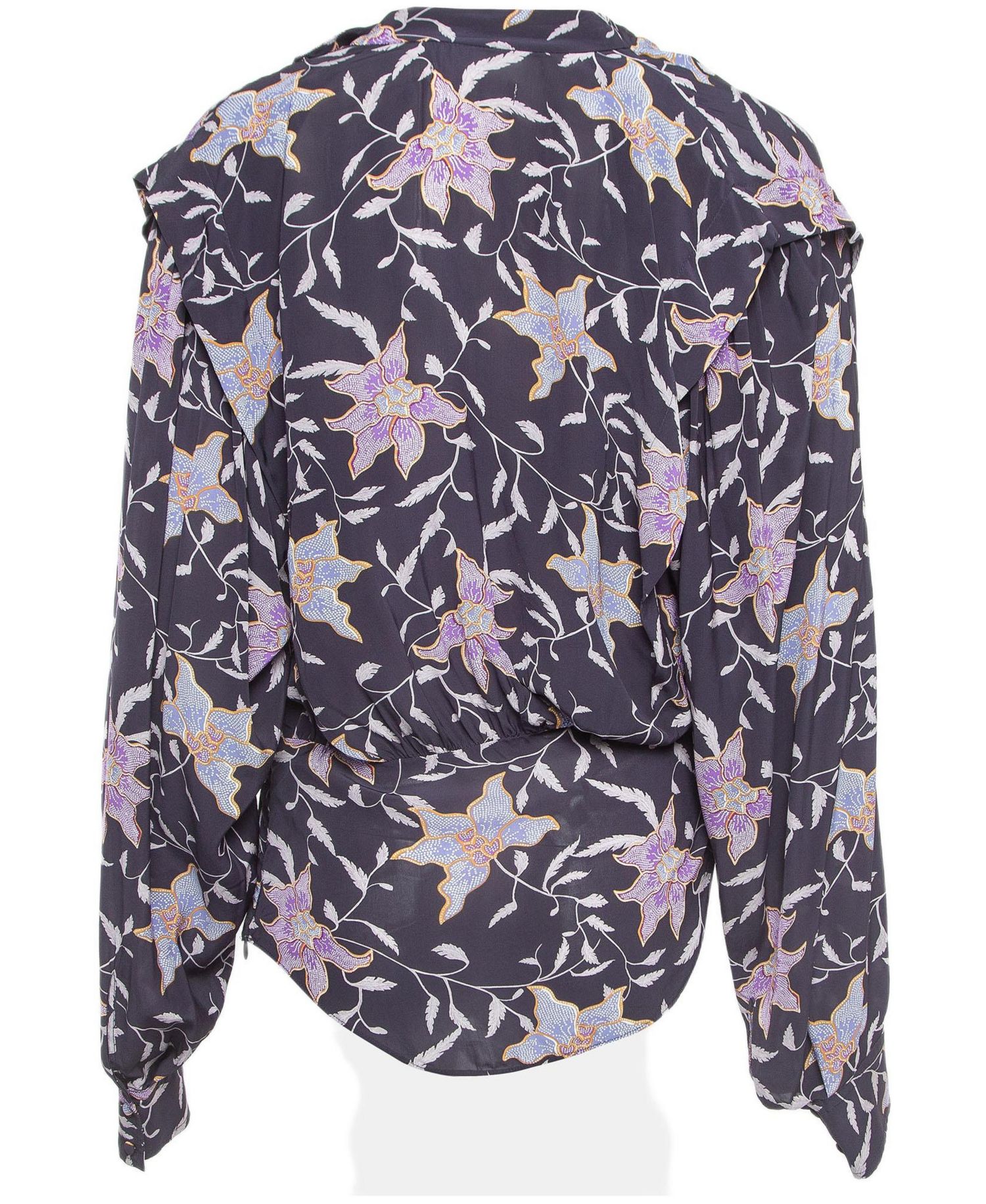Women's Etoile Floral Print Crepe Oxel Blouse