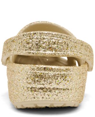Little Girls Chunky Glitter Classic Clogs from Finish Line