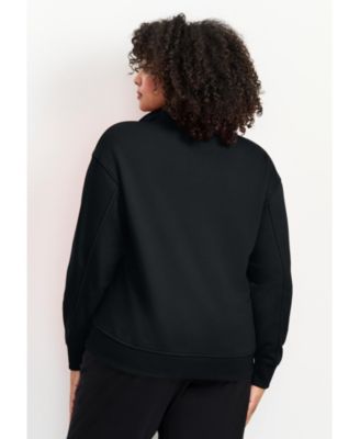 Women's Plus Size Piper Half-Zip Sweat Top