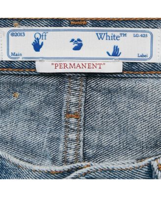 Women's Blue Denim Raw Edge Shorts