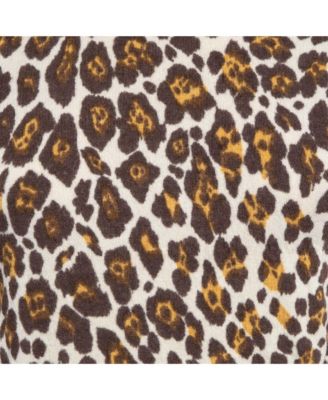 Women's Multicolor Printed High Neck Knit Top