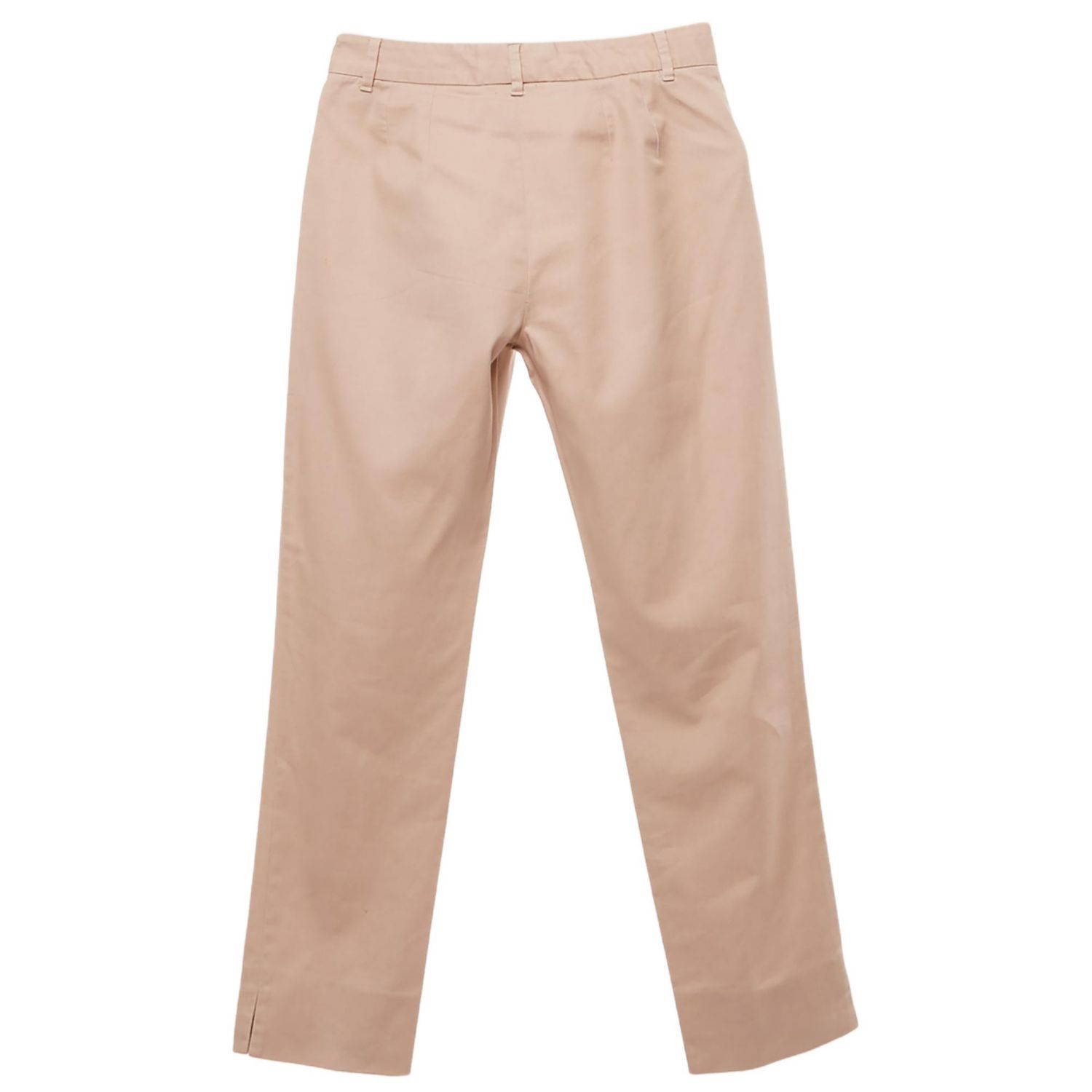 Women's Pre-Owned Dolce and Gabbana Pink Gabardine Skinny Trousers