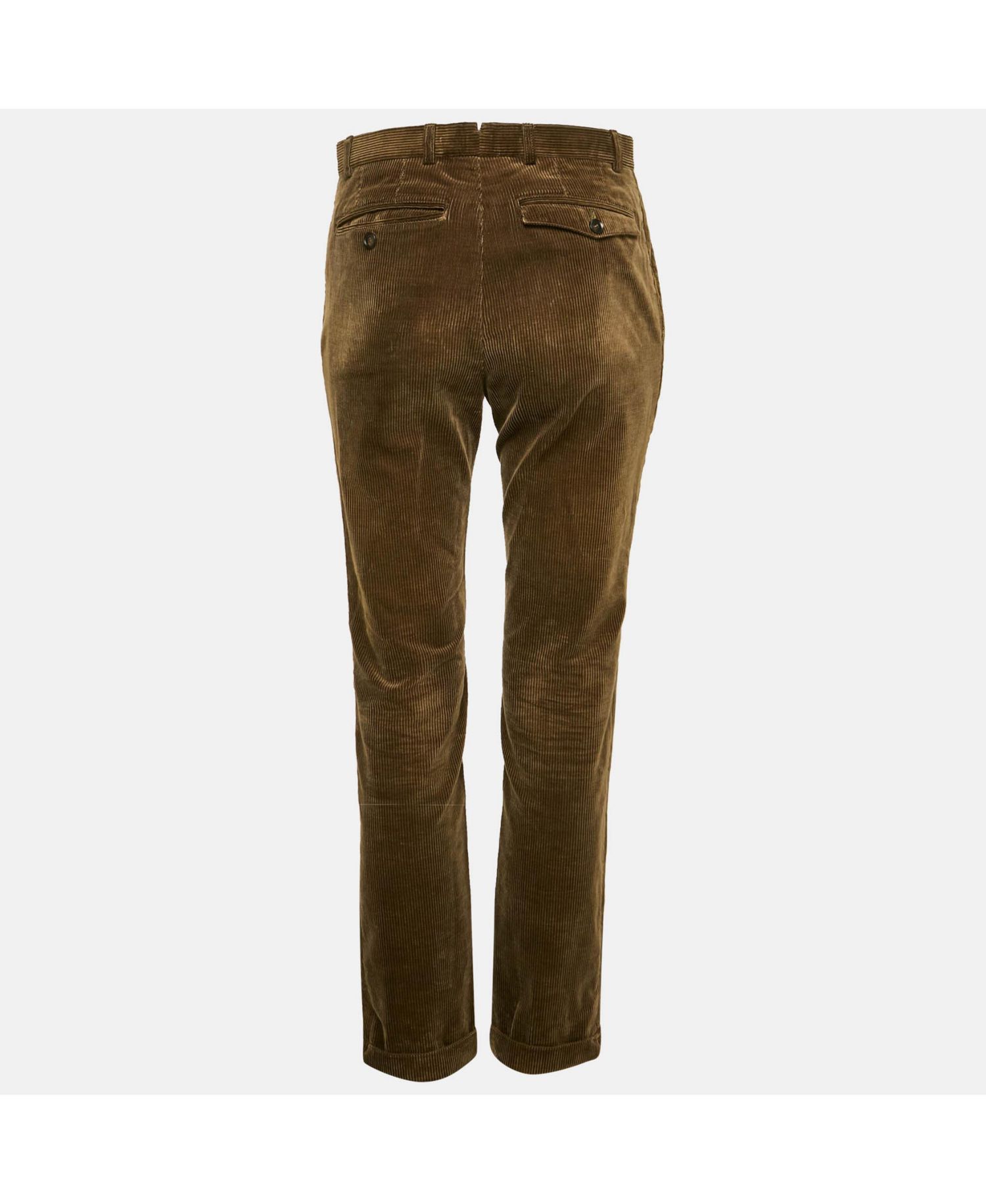 Women's Prorsum Khaki Green Corduroy Pants