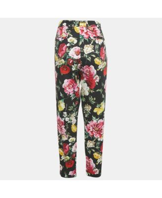 Women's Camellia Print Cotton Trouser