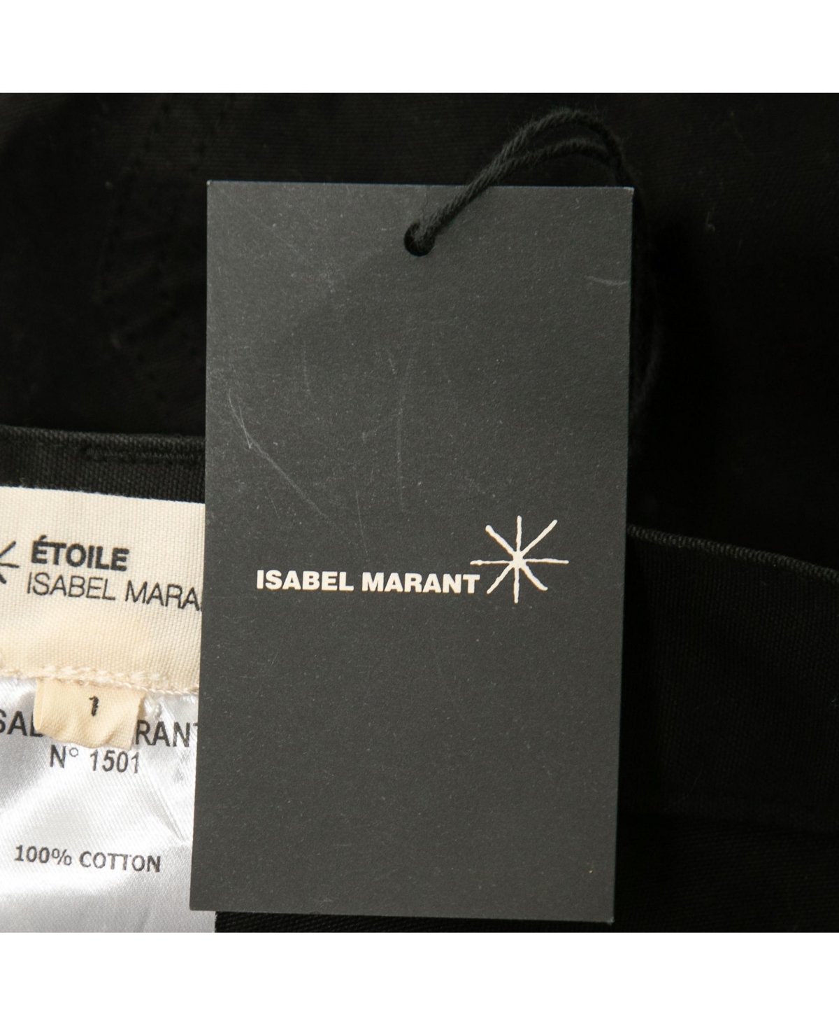 Pre-Owned Isabel Marant Women's Etoile Black Cotton Cropped Trousers