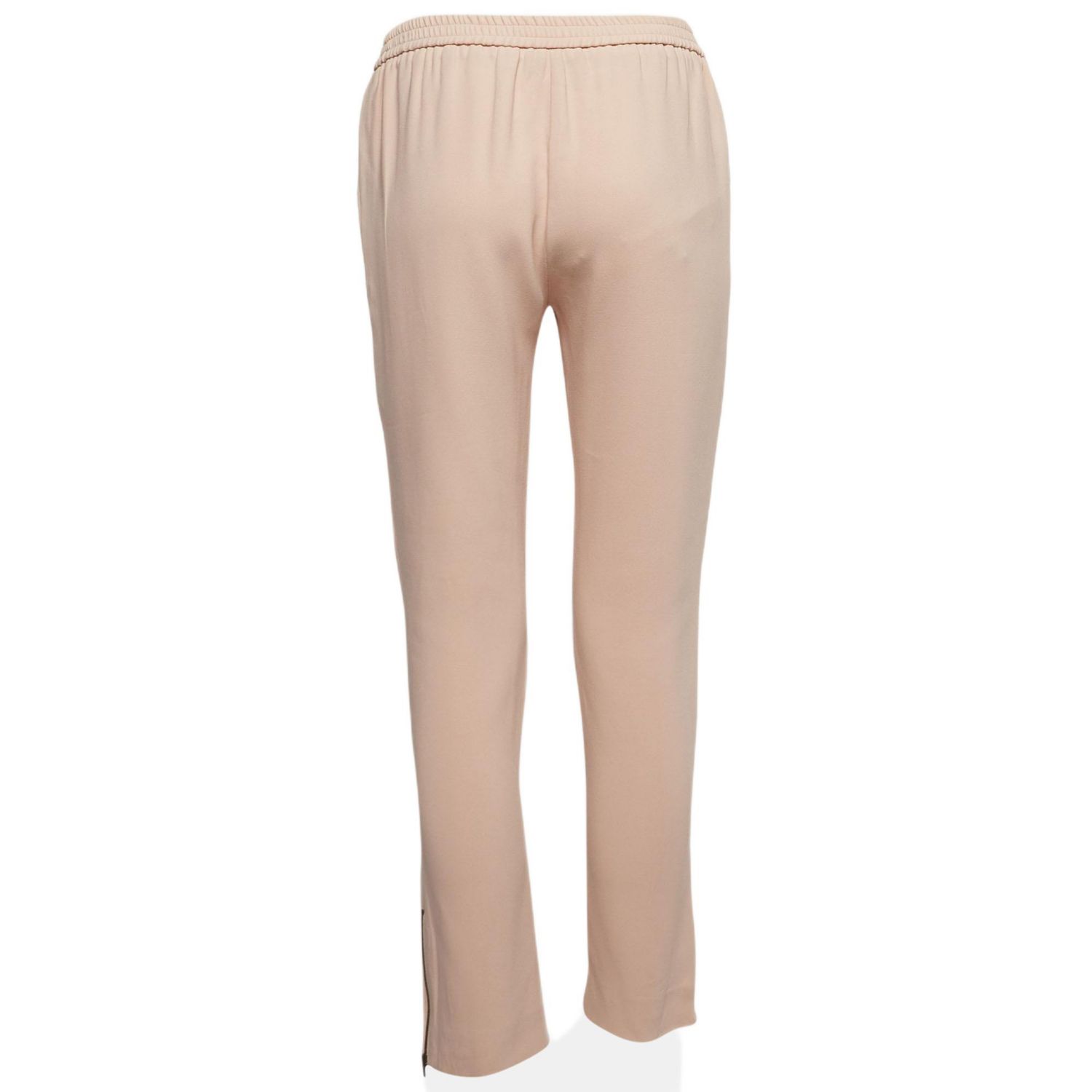 Women's Pink Stretch Crepe Tamara Trousers
