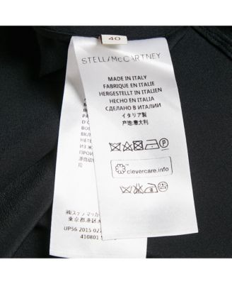 Women's Black Floral Embroidered Silk Long Sleeve Shirt